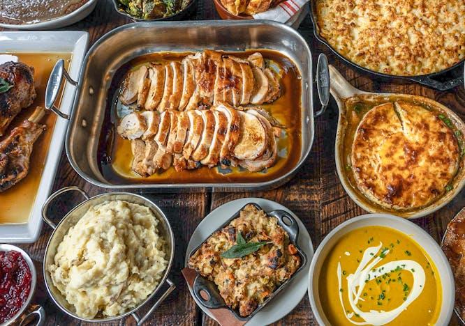 brunch food food presentation dinner meat pork plate meal bread