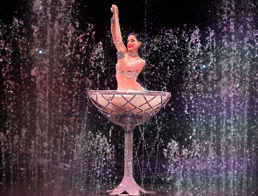 paris architecture fountain water dancing leisure activities person performer solo performance jewelry necklace