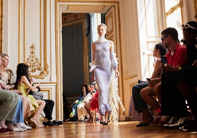 paris dress evening dress formal wear handbag adult female person woman shoe high heel