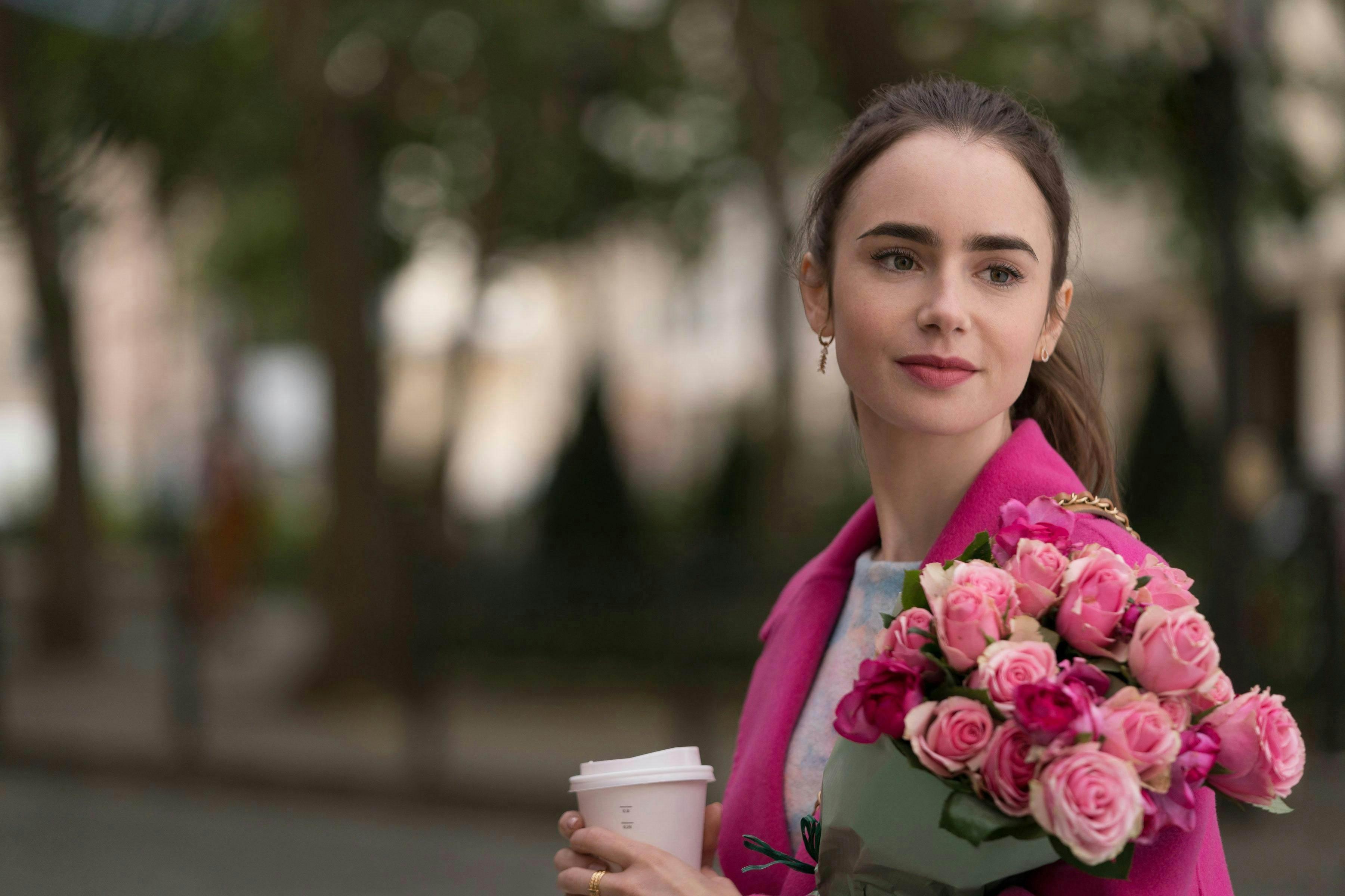 flower flower arrangement flower bouquet rose adult female person woman disposable cup face