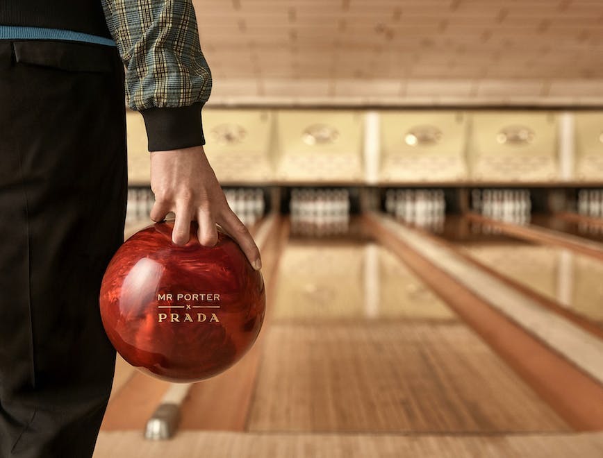 person human bowling ball