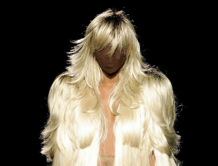 catwalk,maison martin margiela paris hair person human fur