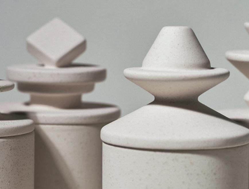 pottery porcelain art jar urn cup