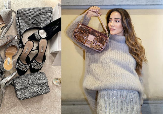 shoe footwear handbag accessories bag high heel sandal purse sweater knitwear