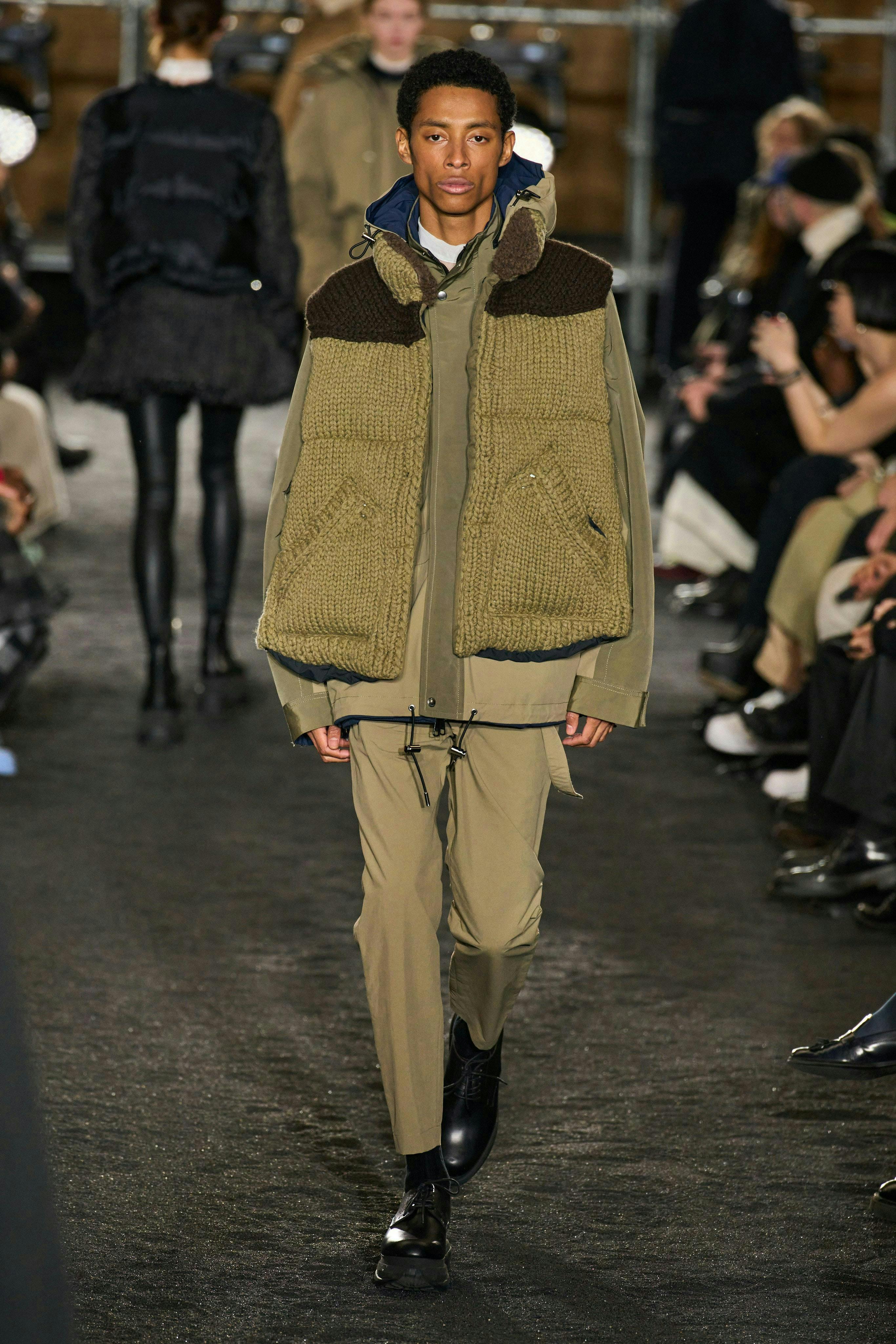 clothing coat fashion adult male man person jacket face shoe