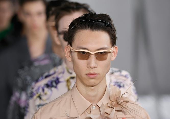 milan fashion accessories sunglasses adult male man person face head
