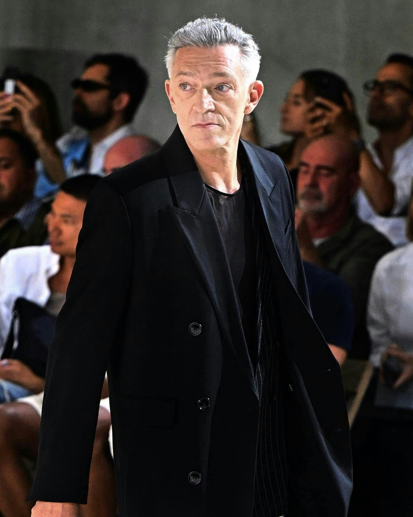 clothing coat fashion blazer adult male man person glasses suit