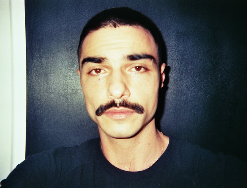 head person face photography portrait mustache adult male man