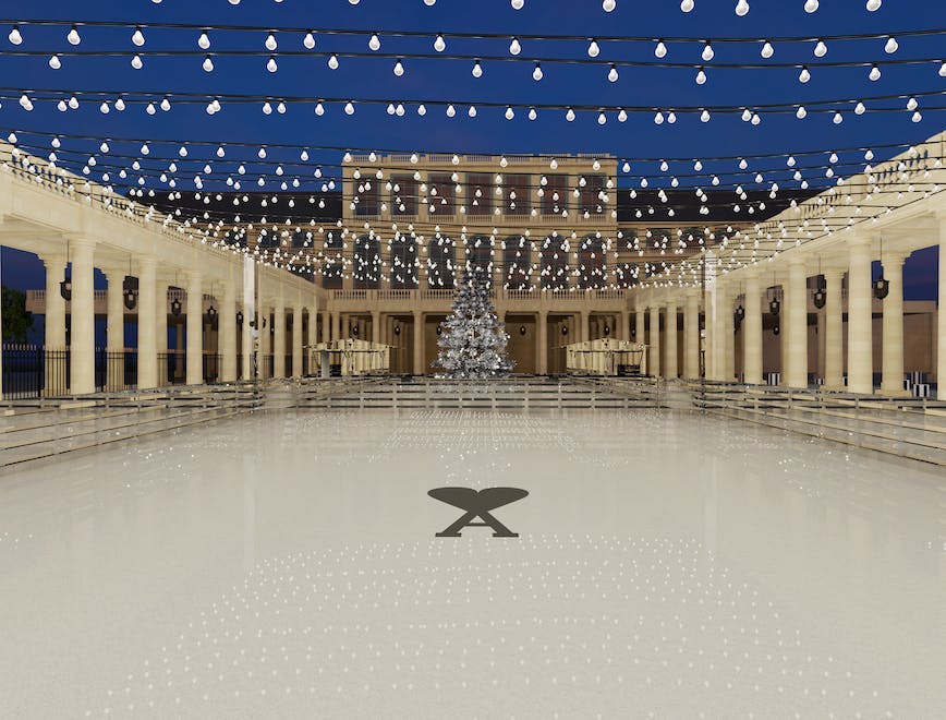 La patinoire AMI au Palais Royal