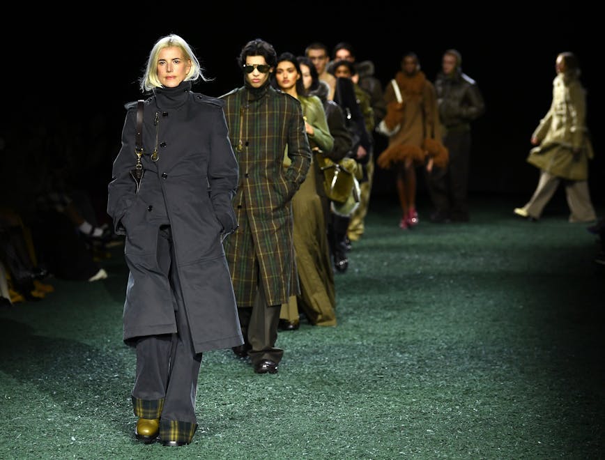 london coat fashion overcoat handbag adult female person woman male man