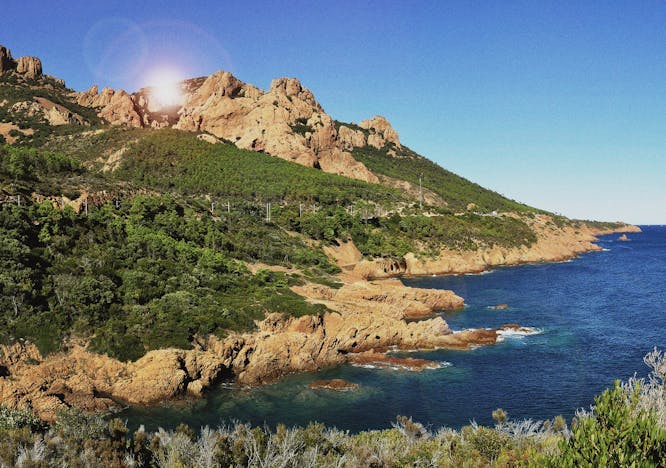 nature outdoors promontory water land scenery sea cliff shoreline coast